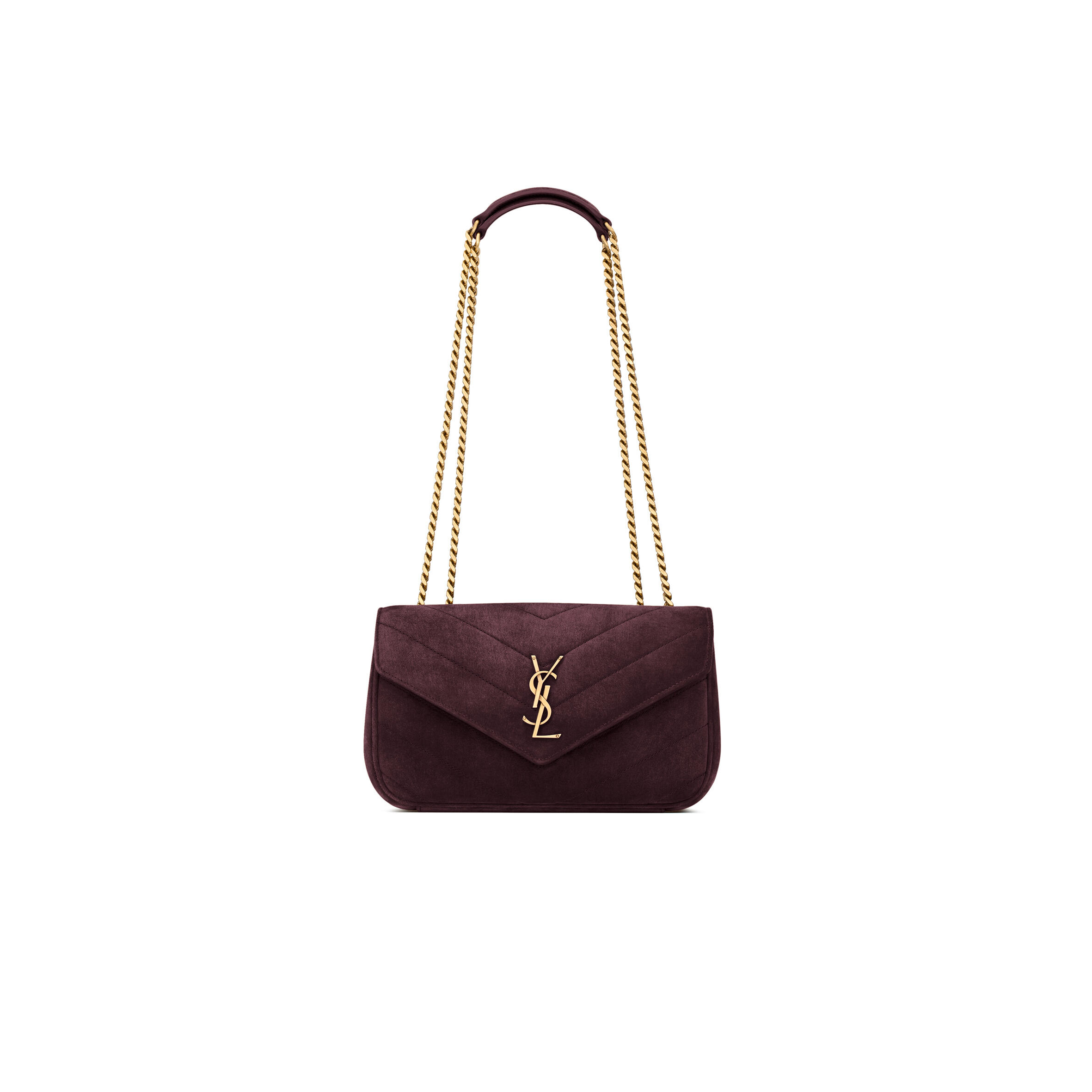 Y51 LOULOU SMALL IN MATELASSÉ SUEDE 801437AAEY66766 (24*14*6cm)